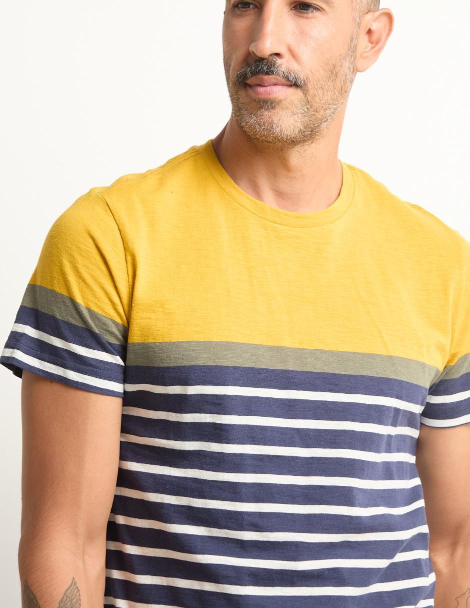 Playera cuello redondo para hombre