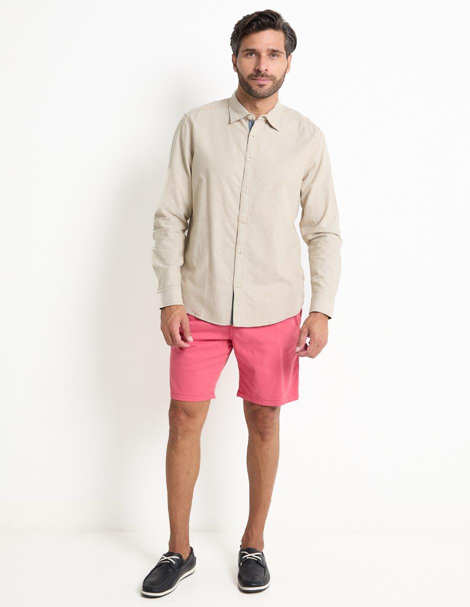 Camisa casual manga larga para hombre 3