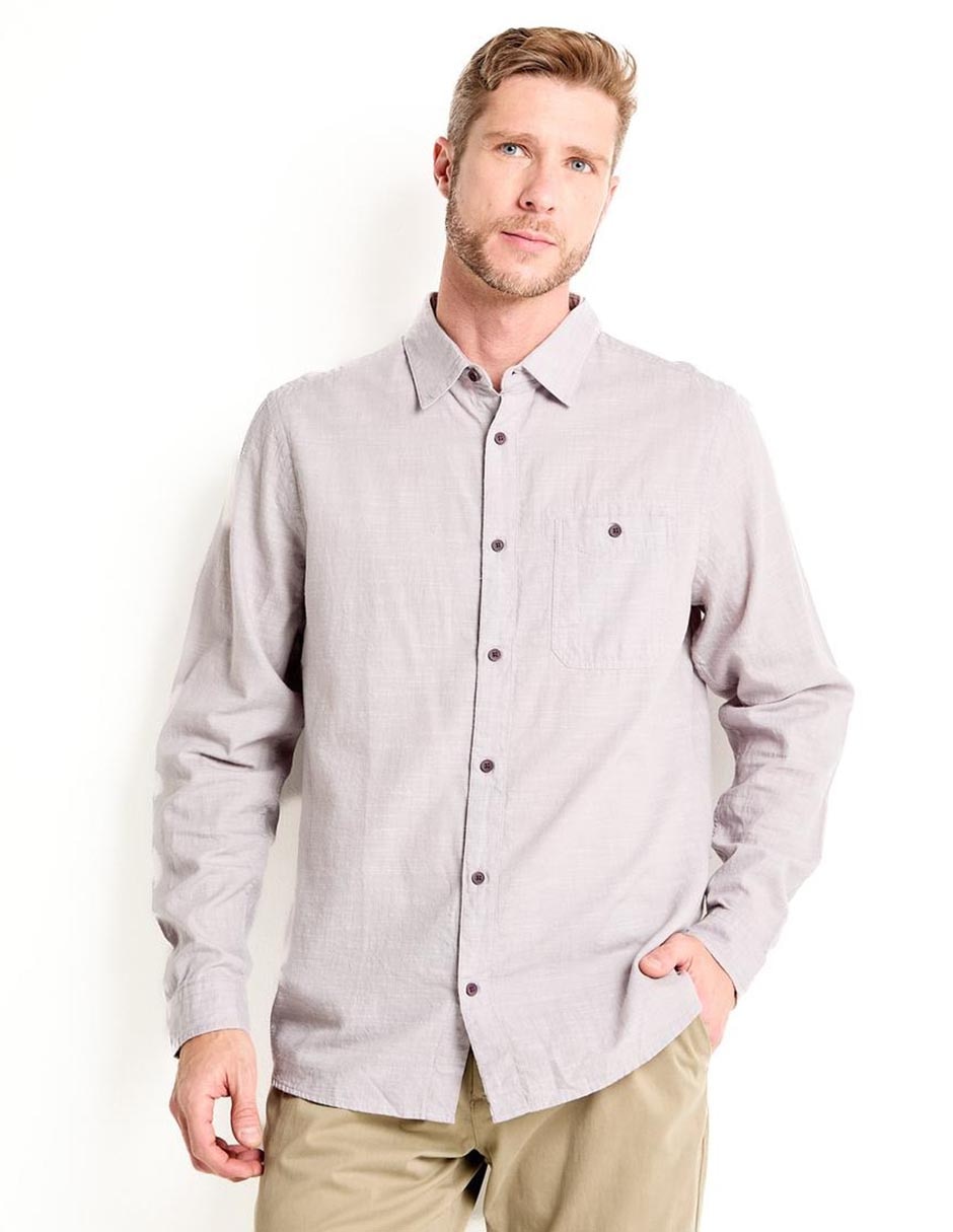 Camisa casual manga larga para hombre Camisa casual manga larga para hombre