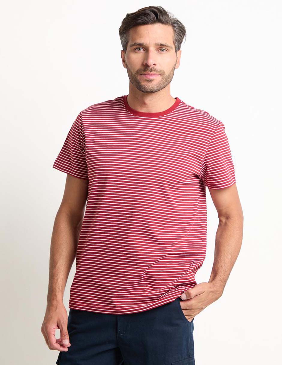 Playera cuello redondo para hombre