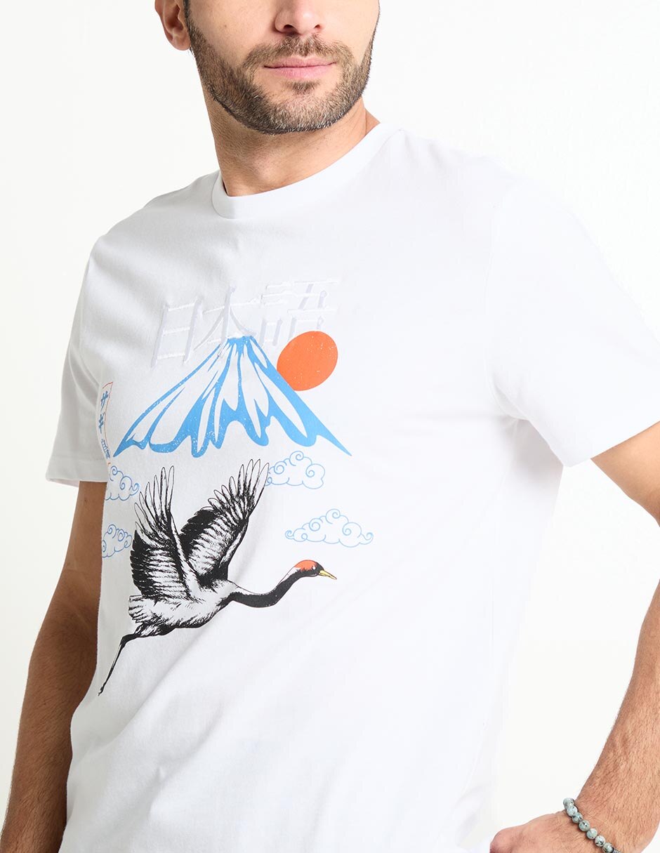 Playera cuello redondo para hombre 4
