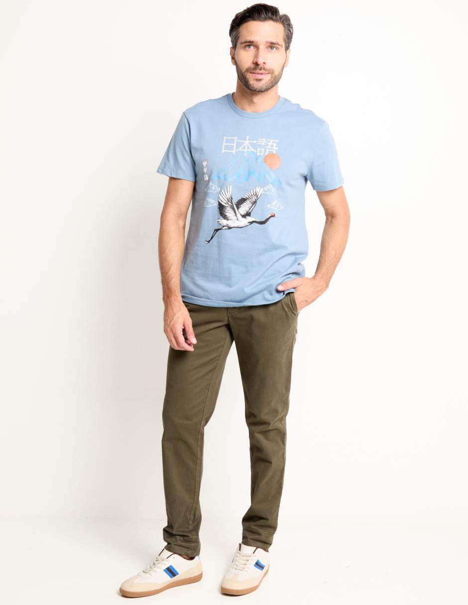 Playera Weekend cuello redondo para hombre