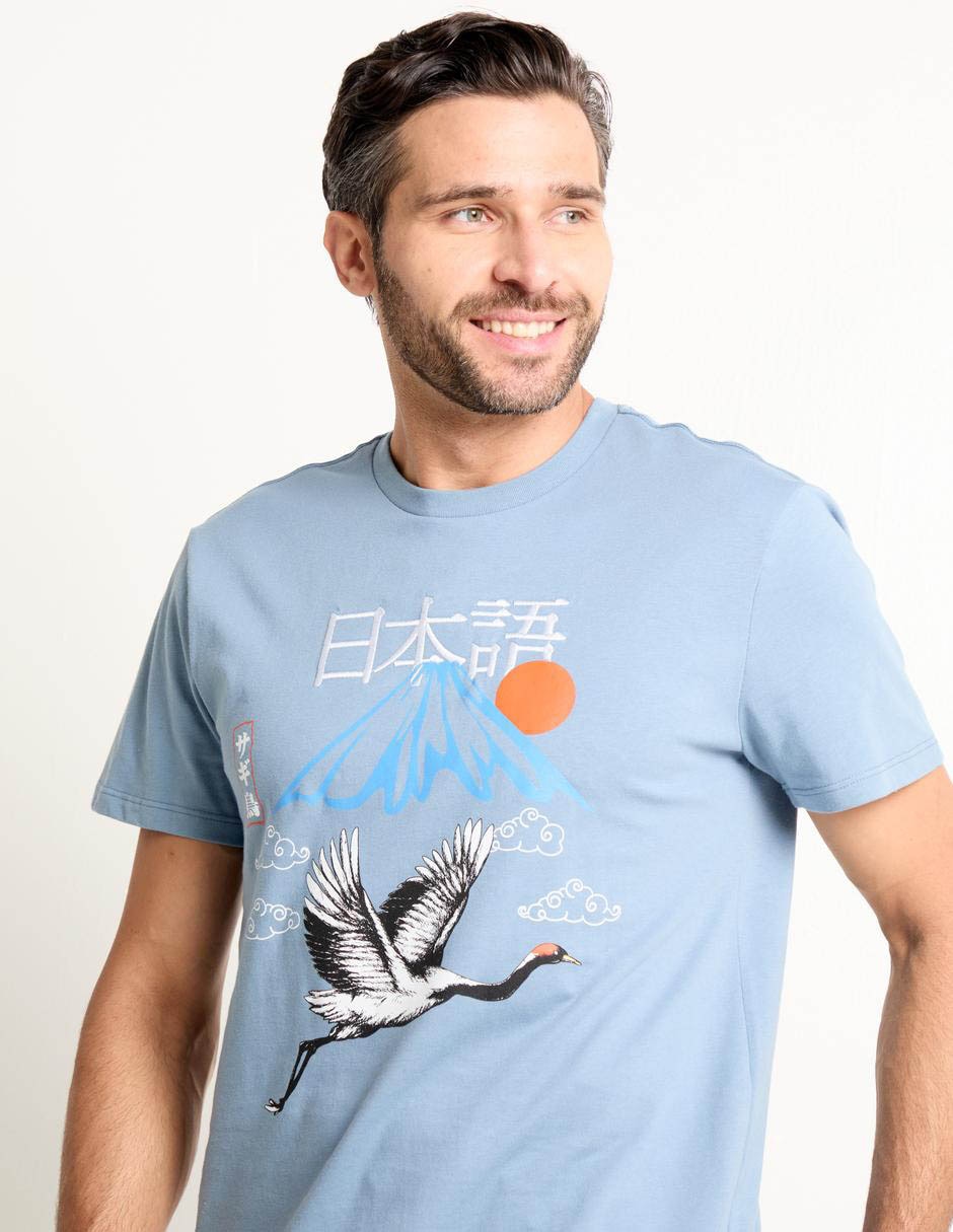 Playera Weekend cuello redondo para hombre