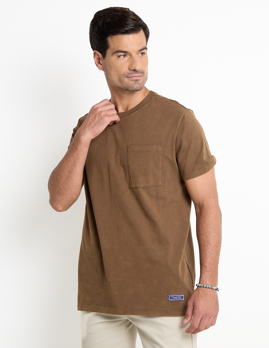 Playera cuello redondo para hombre