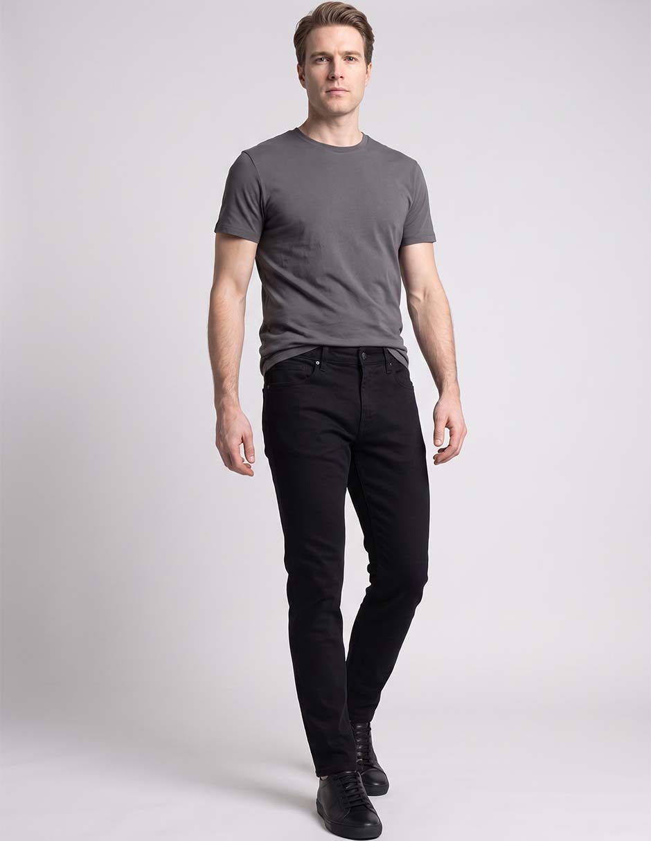 Jeans slim lavado obscuro para hombre 3