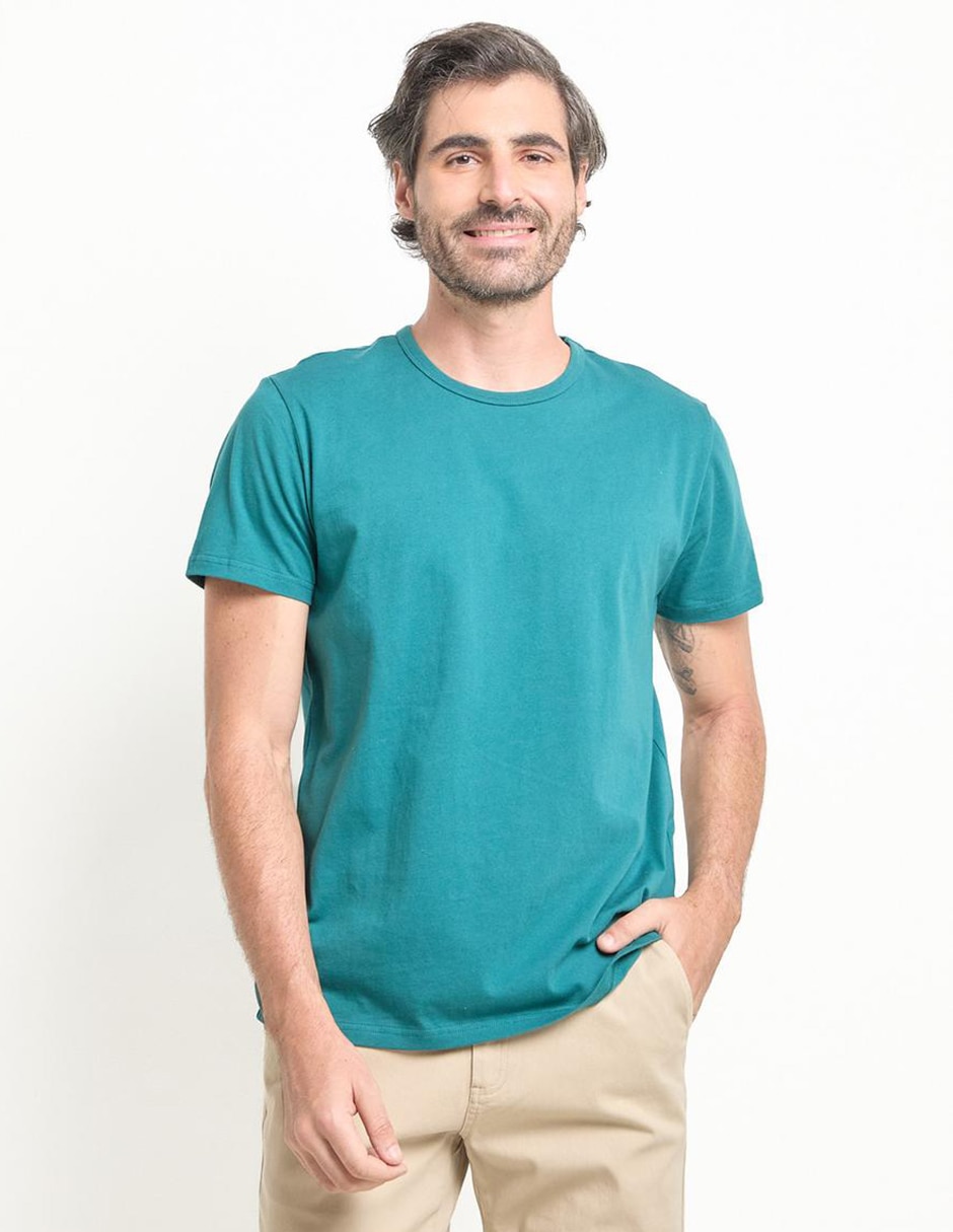 Playera cuello redondo para hombre