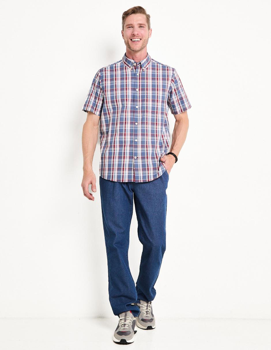 Jeans slim lavado medio para hombre 3