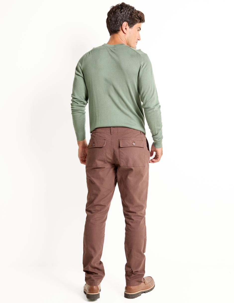 Pantalón recto Weekend de algodón para hombre