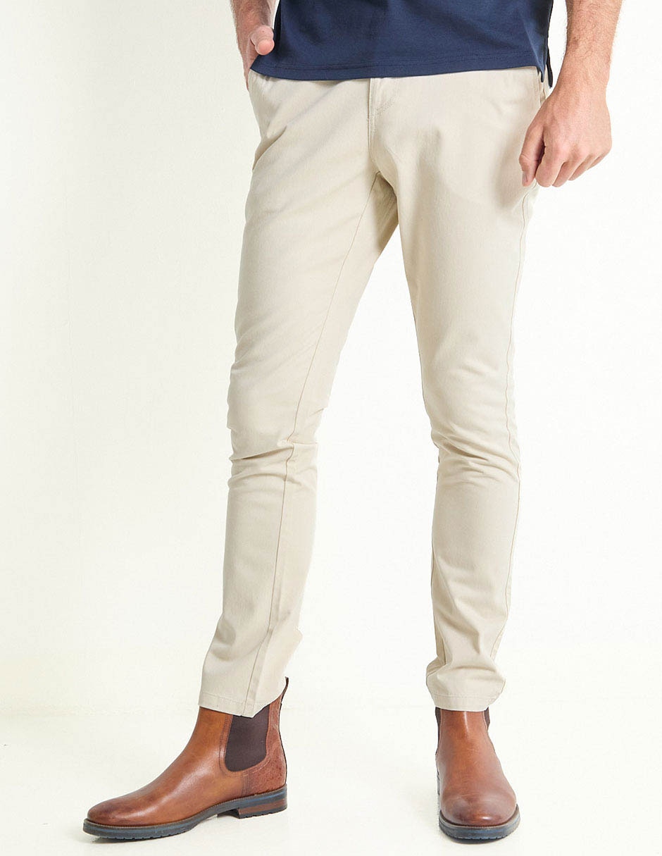 Pantalón slim de algodón para hombre Pantalón slim de algodón para hombre