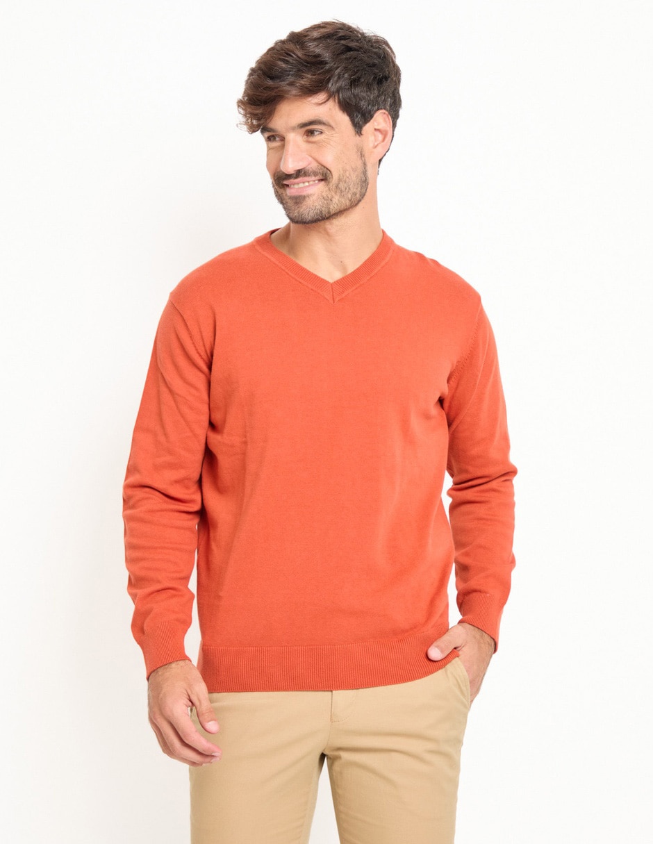 Suéter cuello v para hombre Suéter cuello v para hombre