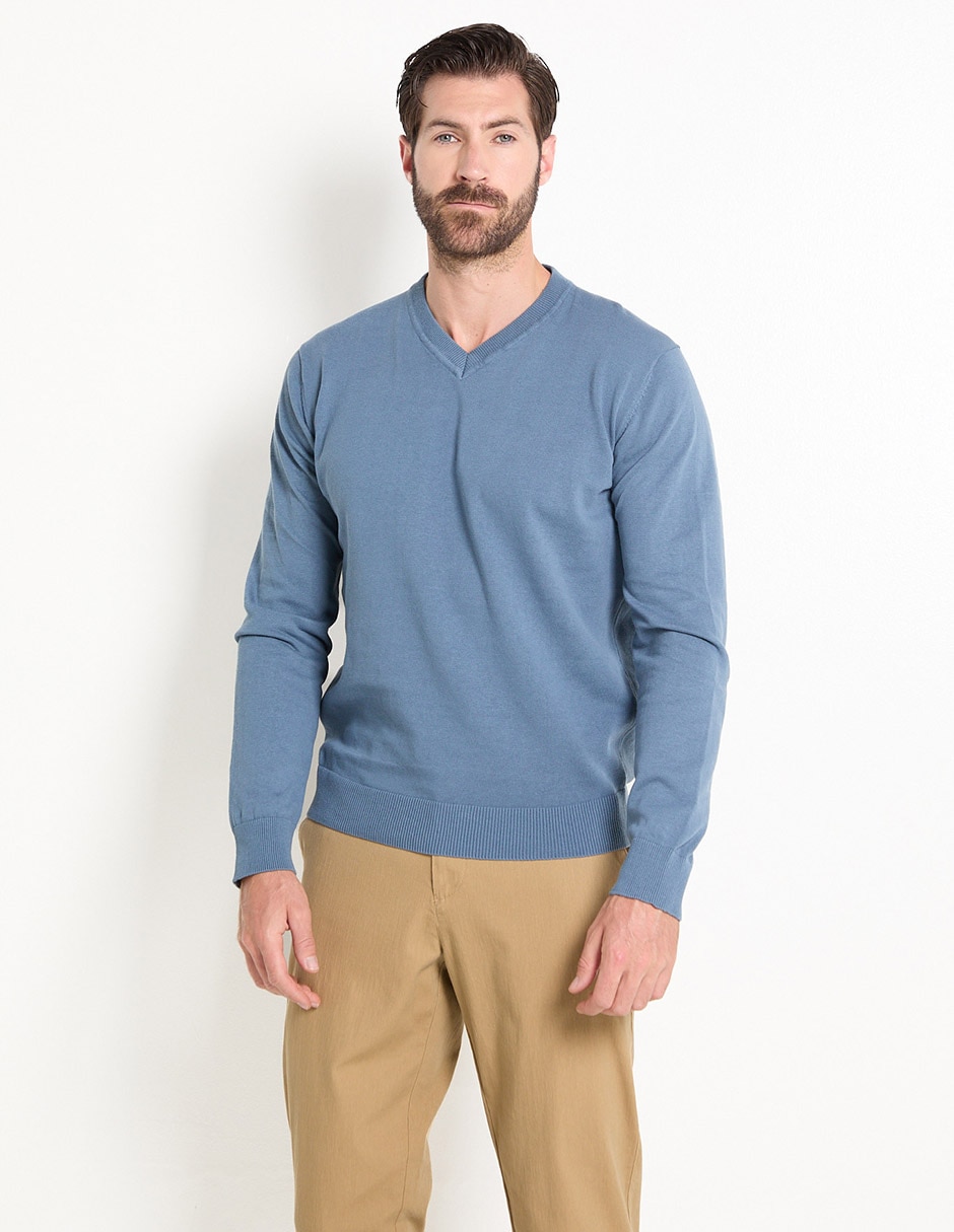 Suéter cuello v para hombre Suéter cuello v para hombre