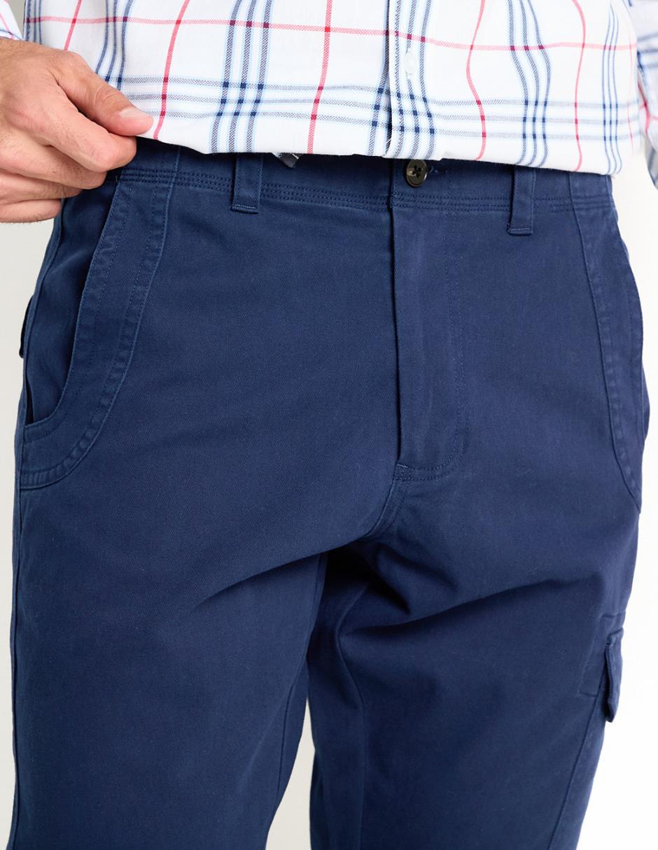 Pantalón cargo slim de algodón para hombre 3
