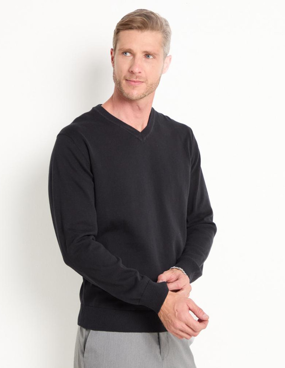 Suéter cuello V para hombre Suéter cuello V para hombre