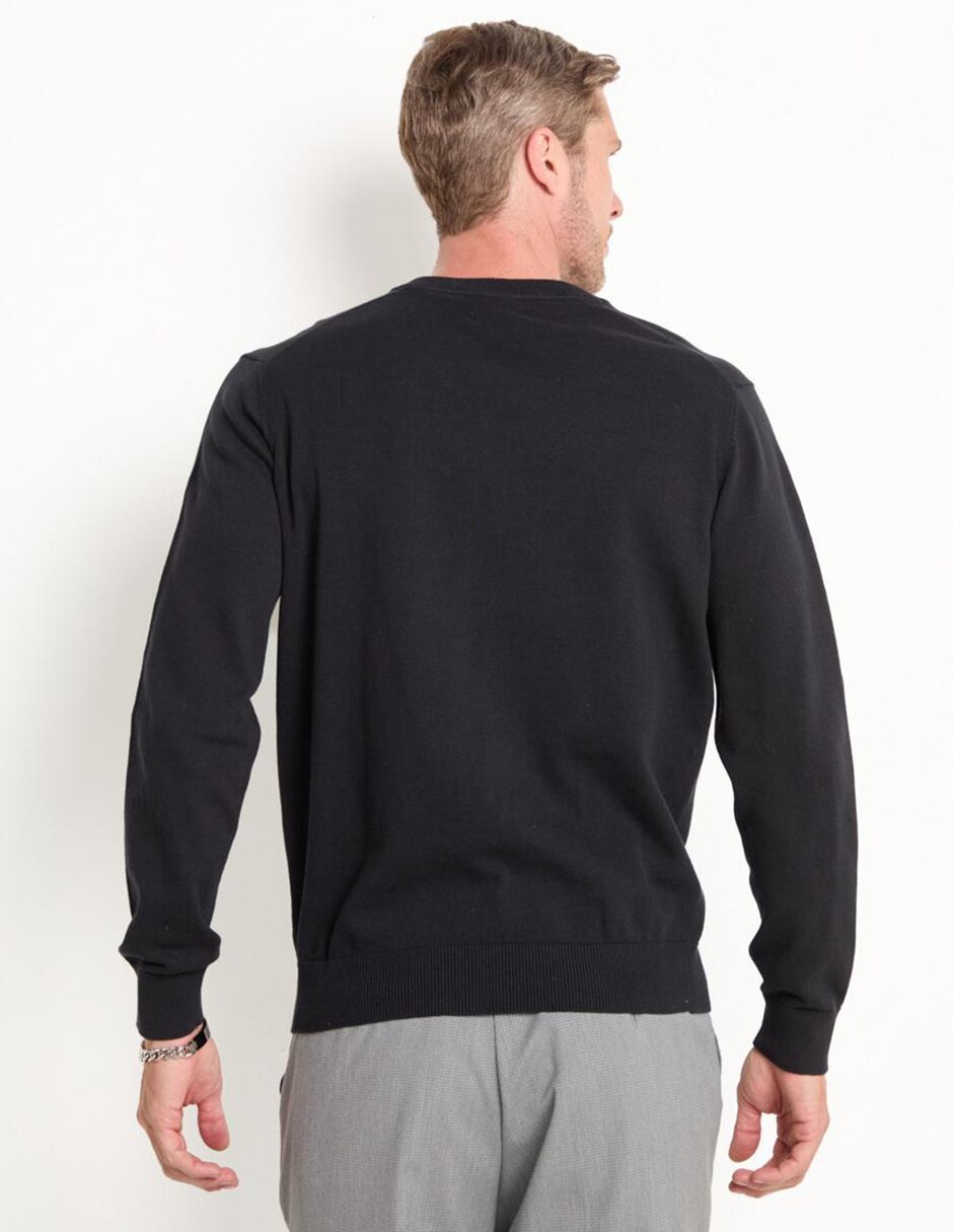 Suéter cuello V para hombre 2