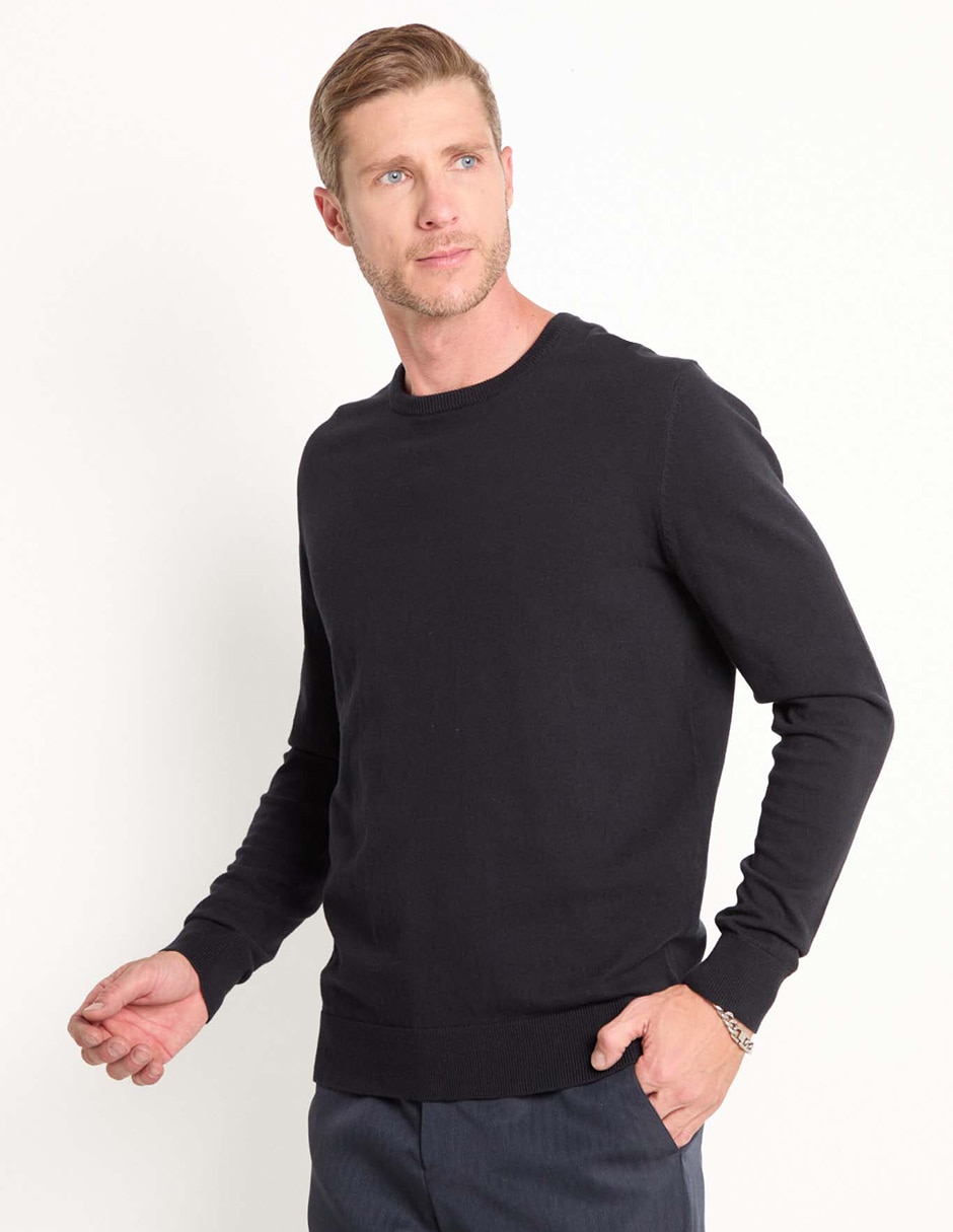 Suéter cuello redondo para hombre Suéter cuello redondo para hombre