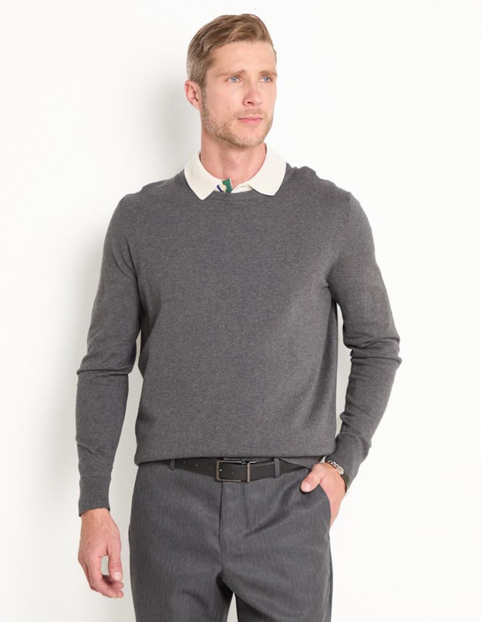 Suéter cuello redondo para hombre Suéter cuello redondo para hombre