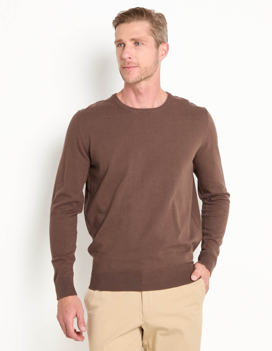 Suéter cuello redondo para hombre Suéter cuello redondo para hombre