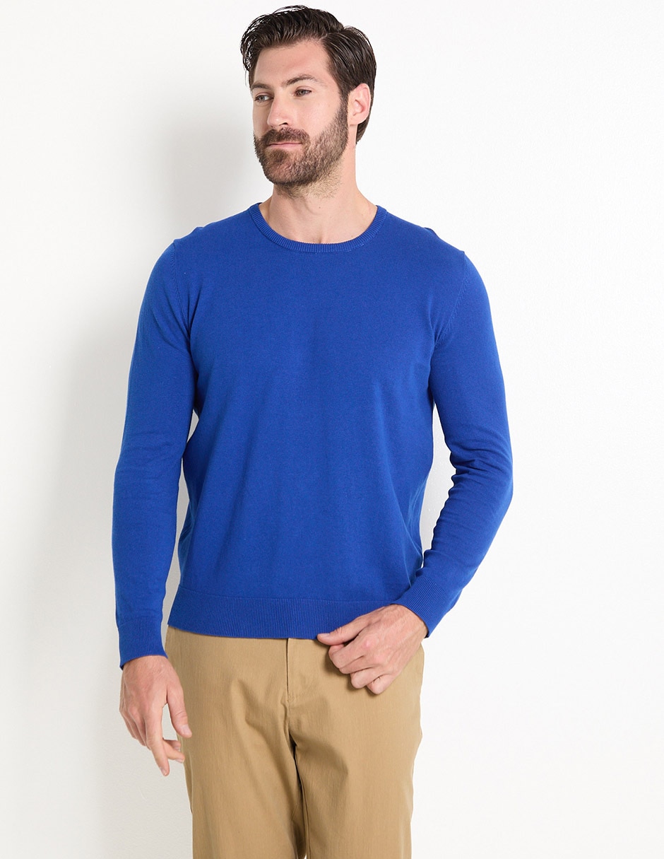Suéter cuello redondo para hombre Suéter cuello redondo para hombre