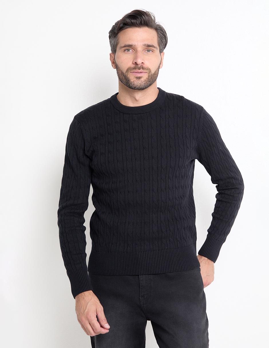 Suéter cuello redondo para hombre Suéter cuello redondo para hombre