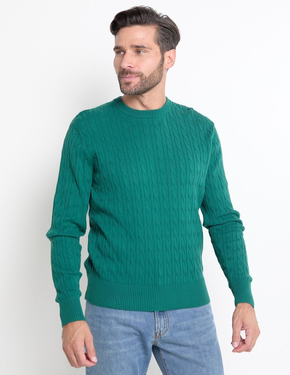 Suéter cuello redondo para hombre Suéter cuello redondo para hombre