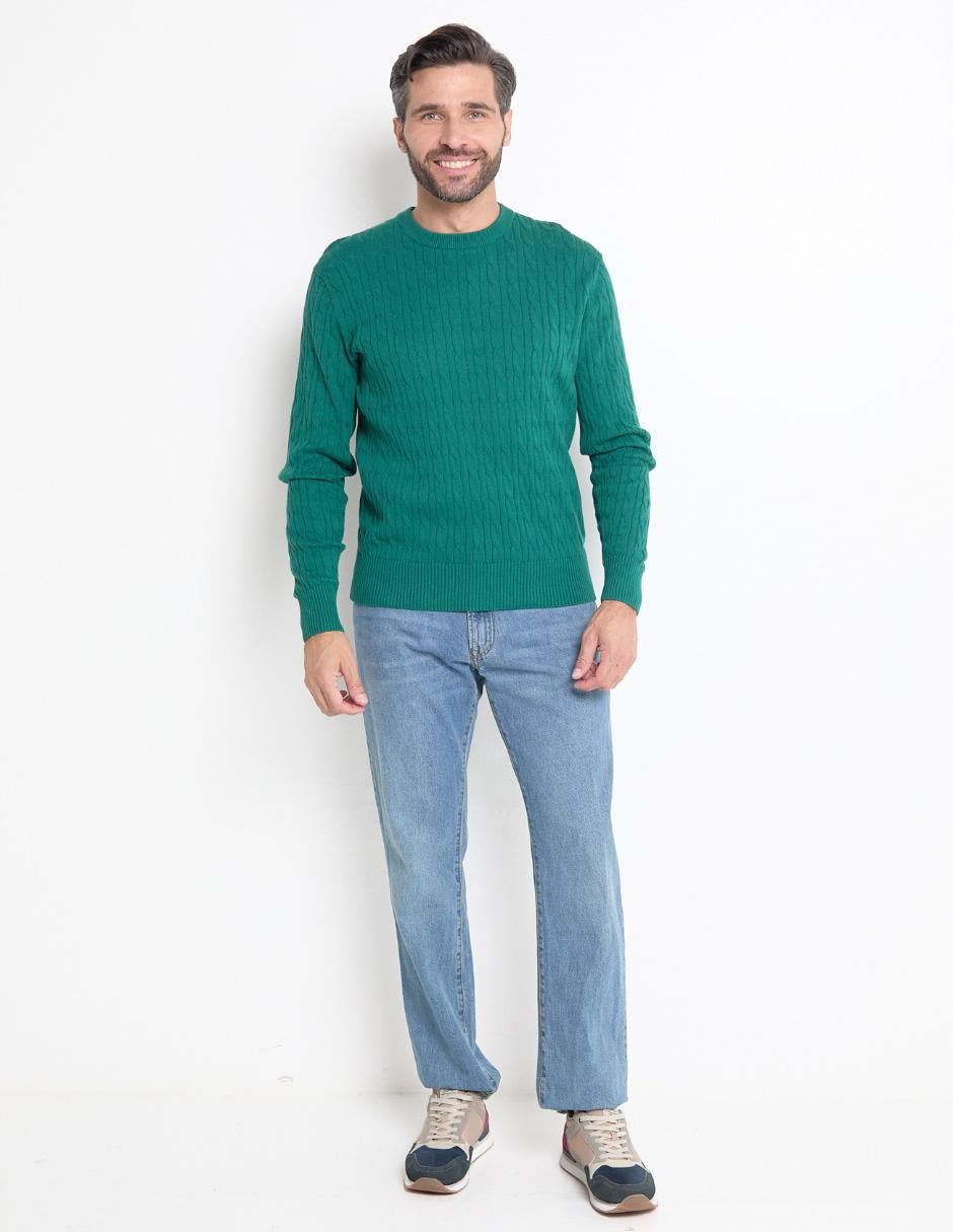 Suéter cuello redondo para hombre 3