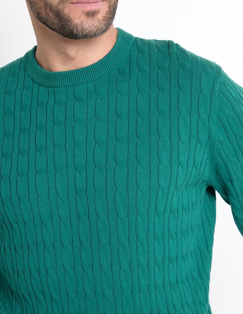 Suéter cuello redondo para hombre 4