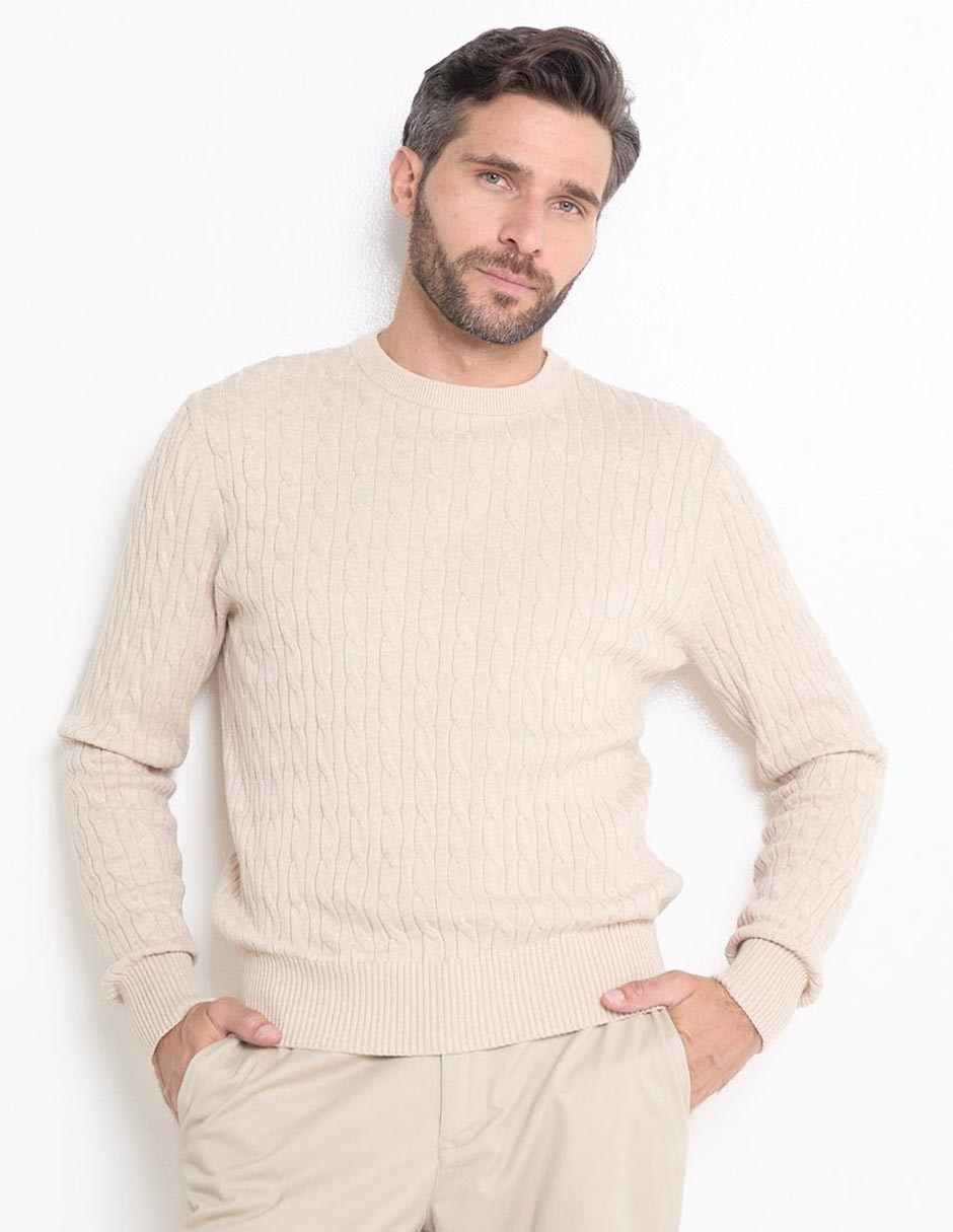 Suéter cuello redondo para hombre Suéter cuello redondo para hombre