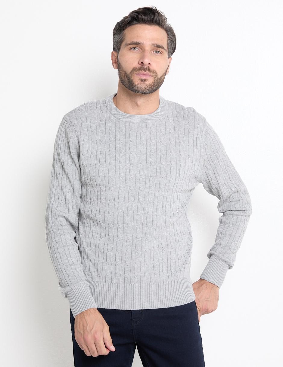 Suéter cuello redondo para hombre Suéter cuello redondo para hombre