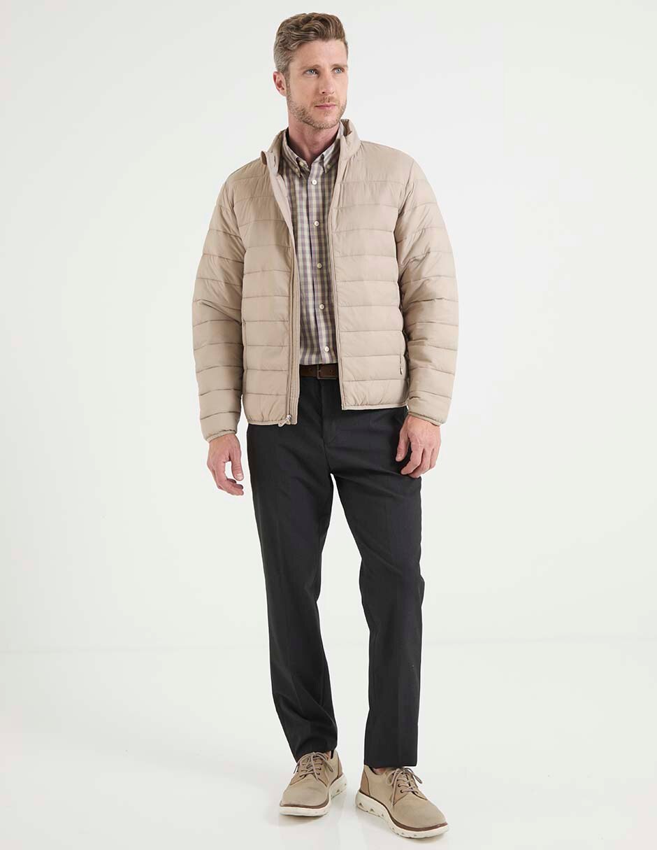 Chamarra acolchada capitonada para hombre 3