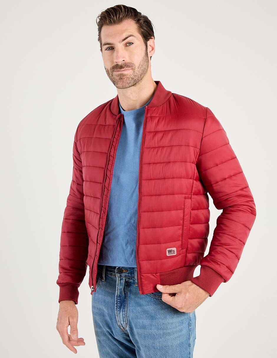 Chamarra capitonada con bolsillos para hombre Chamarra capitonada con bolsillos para hombre