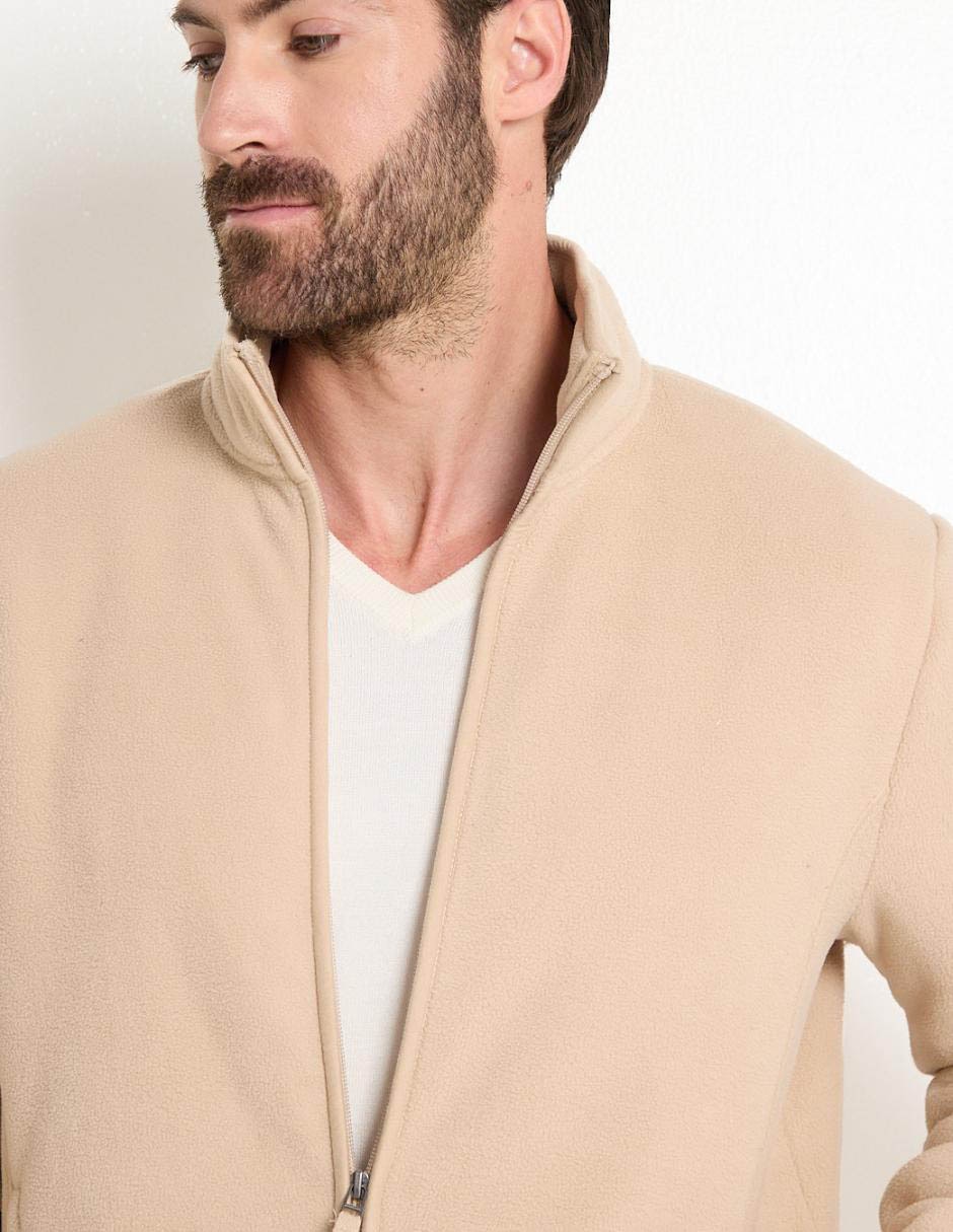 Chamarra casual con bolsillos para hombre