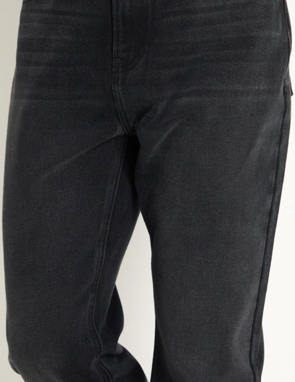 Jeans straight lavado obscuro para hombre 2