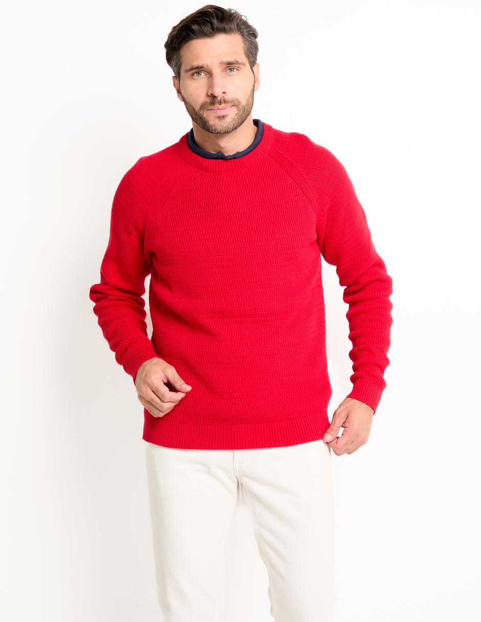 Suéter cuello redondo para hombre Suéter cuello redondo para hombre