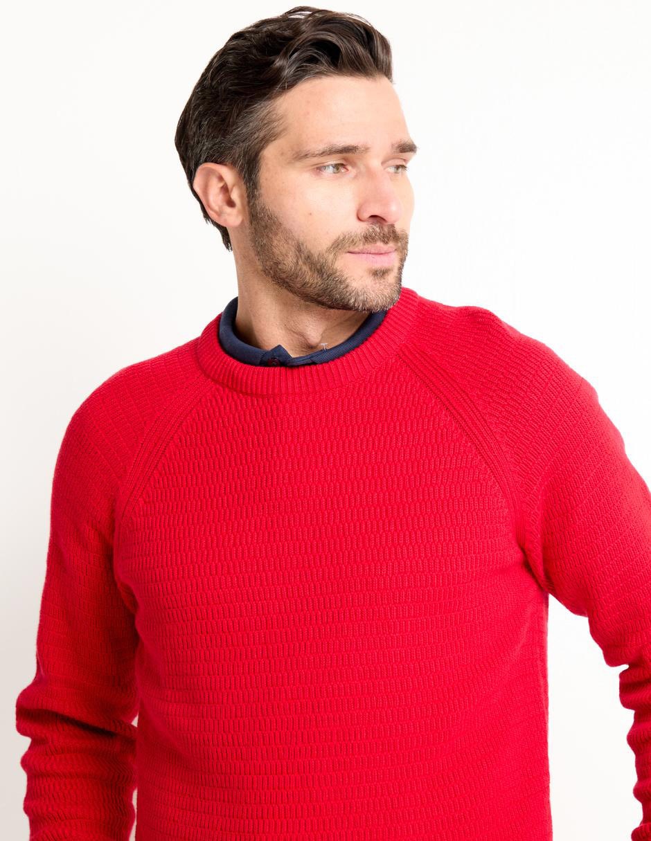 Suéter cuello redondo para hombre 4