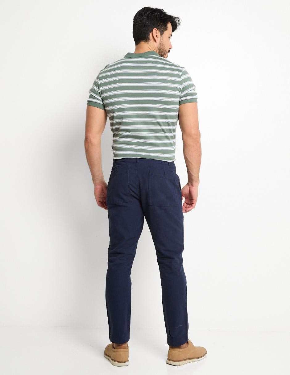 Pantalón slim Weekend de algodón para hombre 5