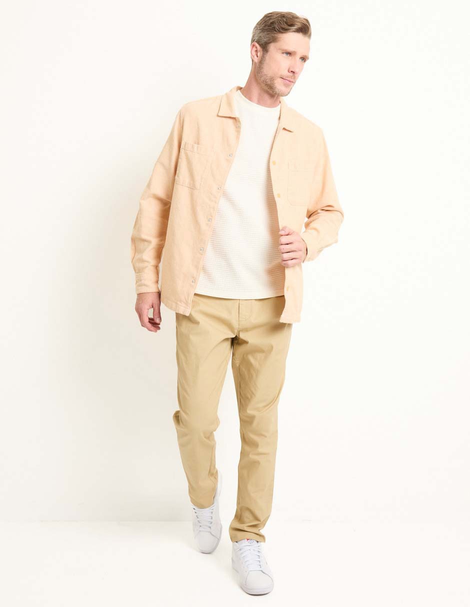 Pantalón chino regular para hombre