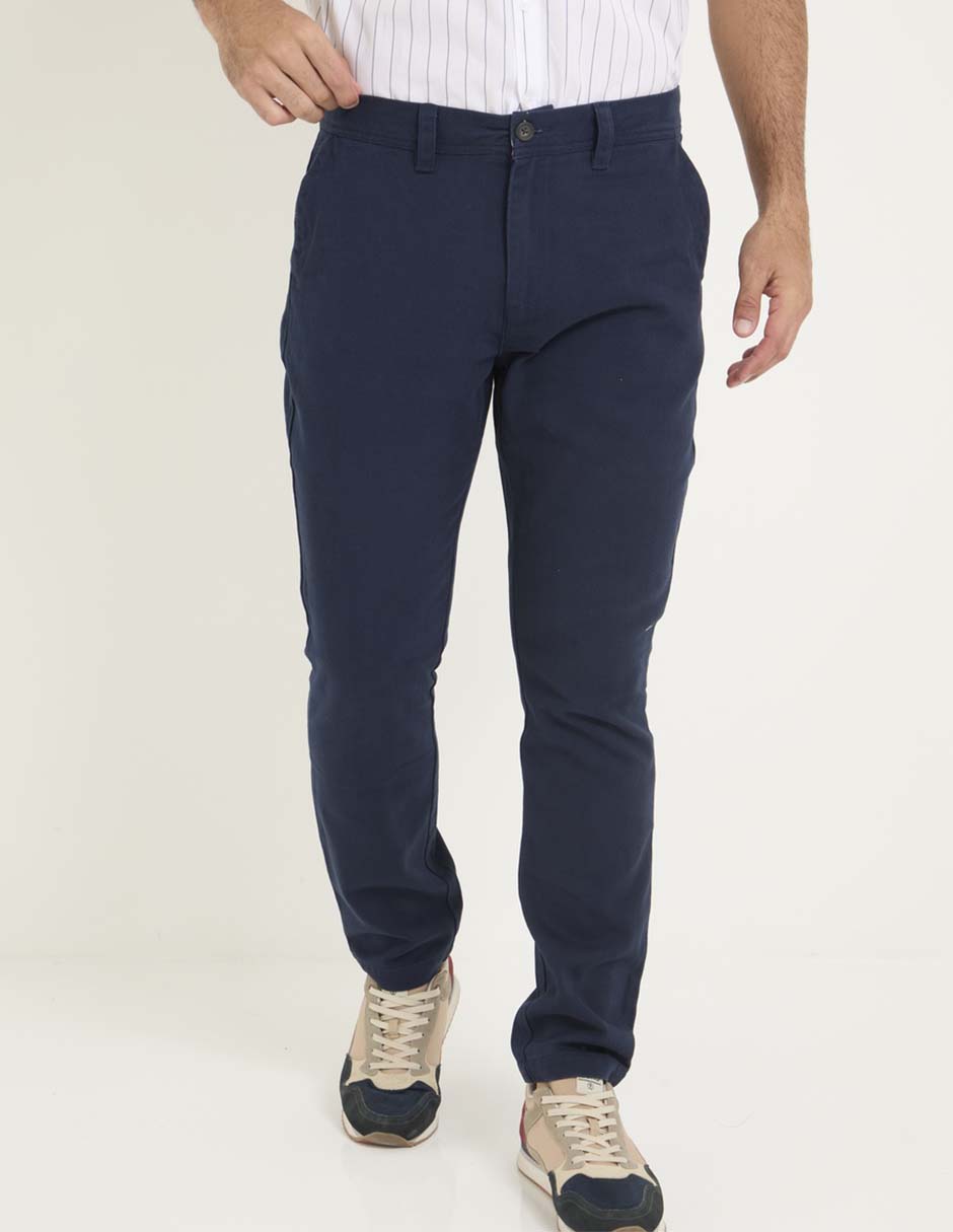 Pantalón slim de algodón para hombre Pantalón slim de algodón para hombre