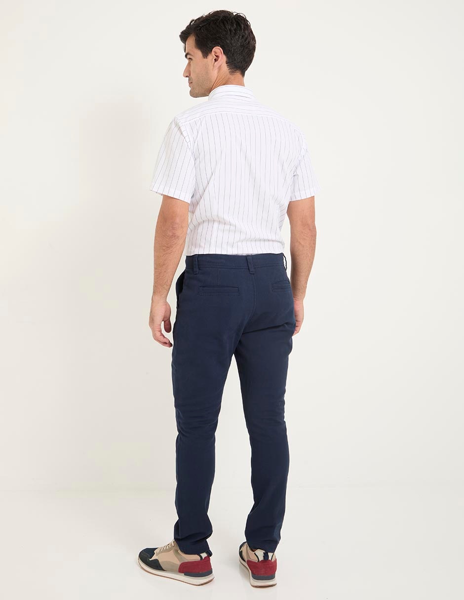 Pantalón slim de algodón para hombre 5