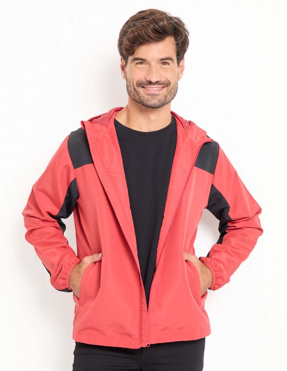 Chamarra casual con capucha para hombre Chamarra casual con capucha para hombre