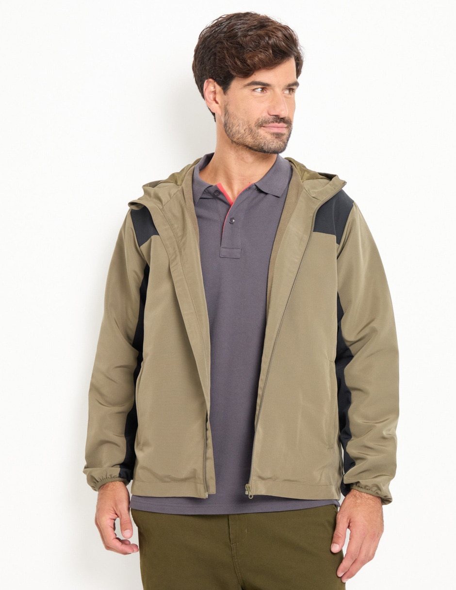 Chamarra casual con capucha para hombre Chamarra casual con capucha para hombre