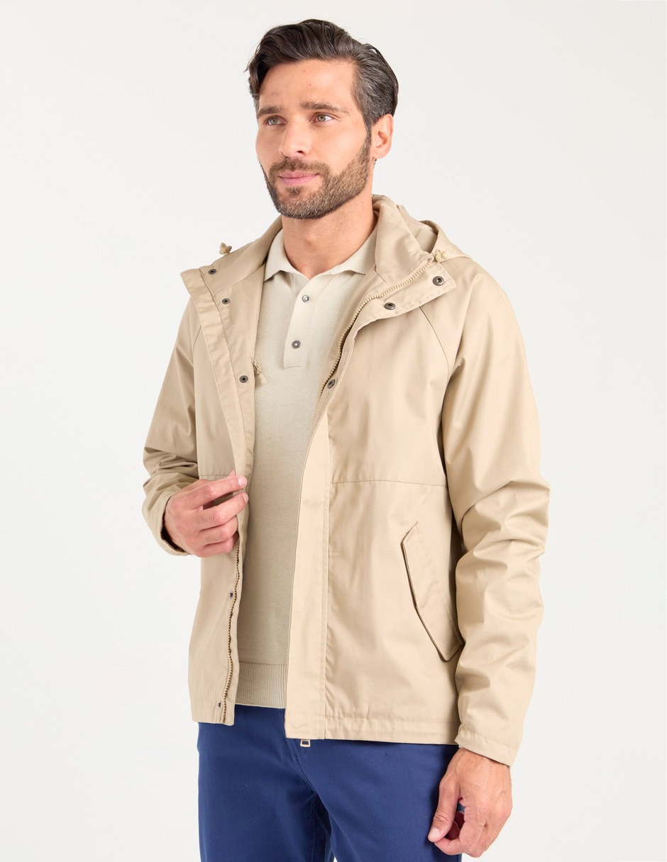 Chamarra parka con bolsillos para hombre Chamarra parka con bolsillos para hombre