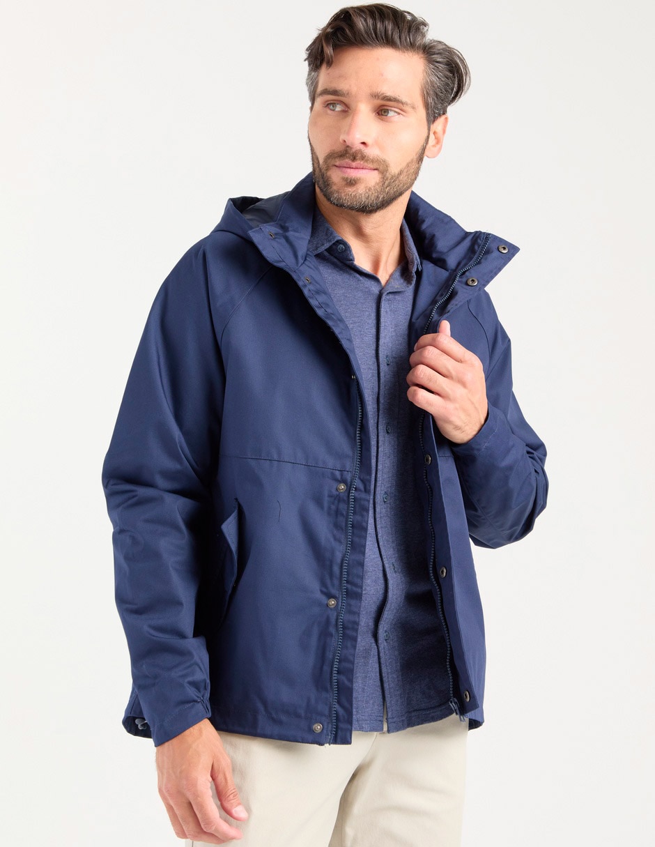 Chamarra parka con bolsillos para hombre Chamarra parka con bolsillos para hombre