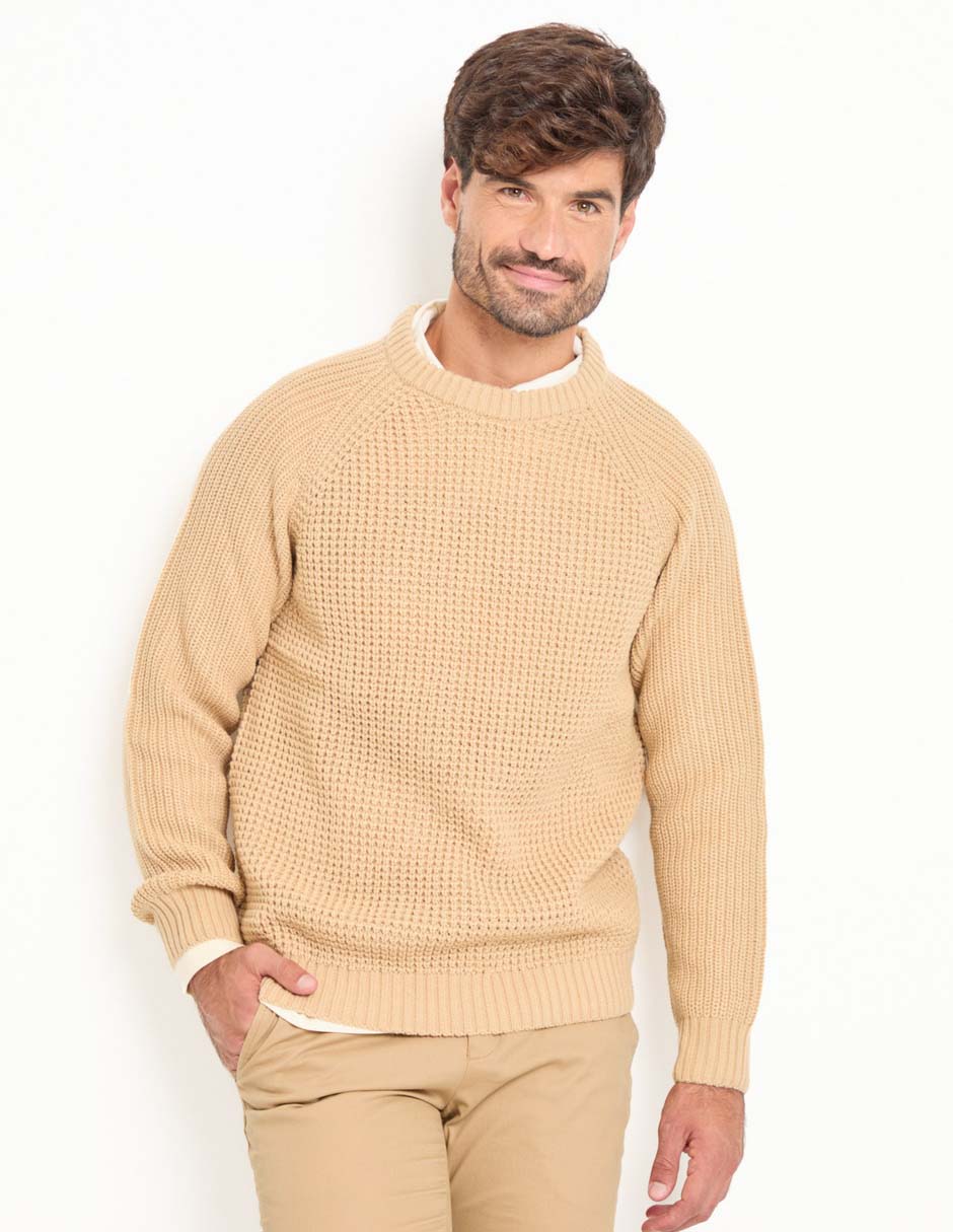 Suéter cuello redondo para hombre Suéter cuello redondo para hombre