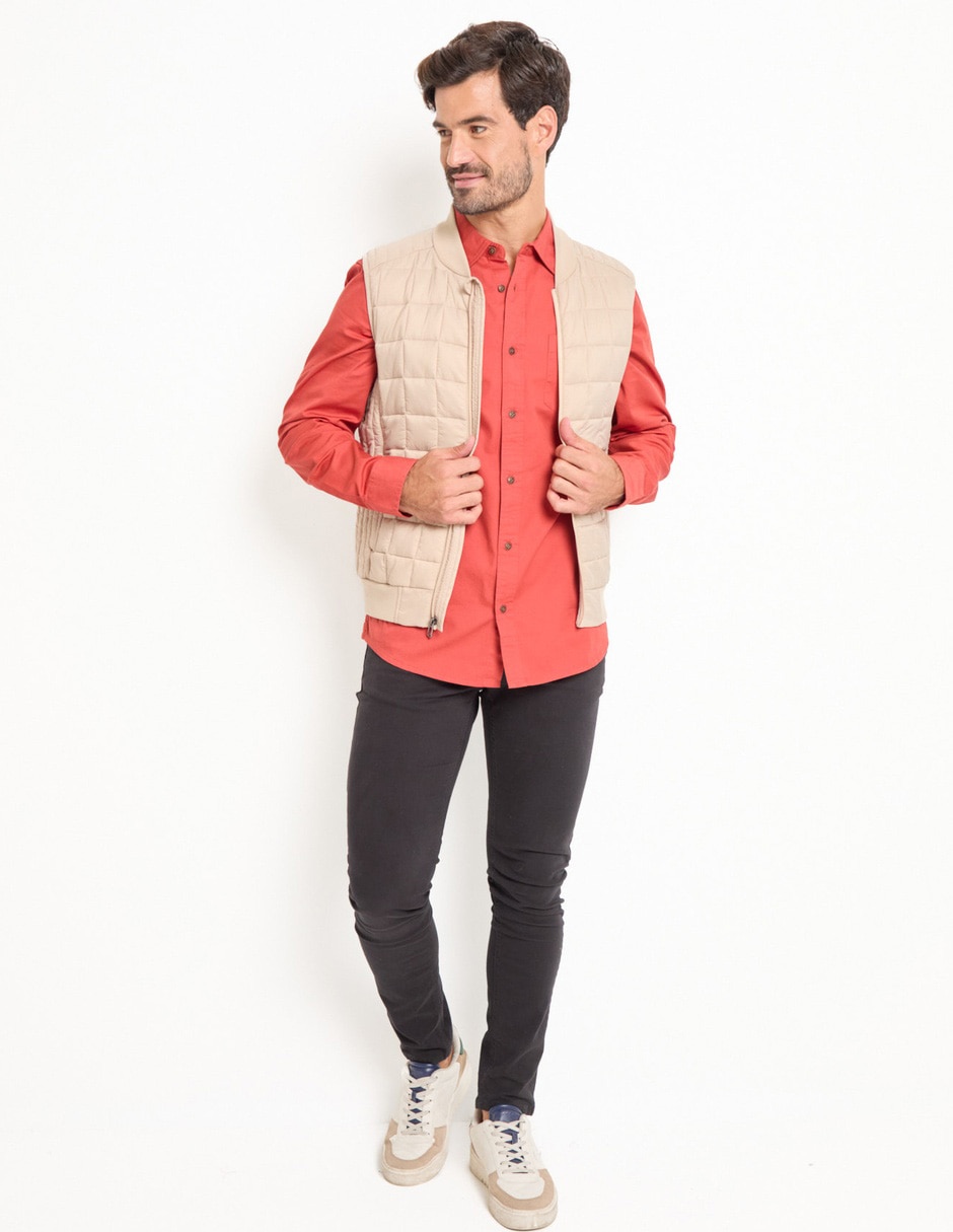 Camisa casual de algodón manga larga para hombre 3