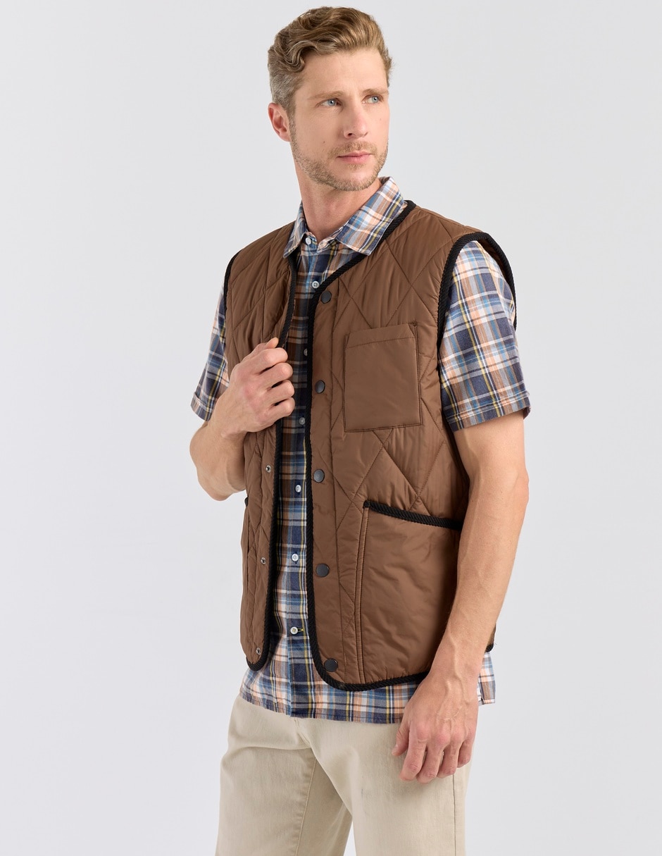 Chaleco capitonado para hombre
