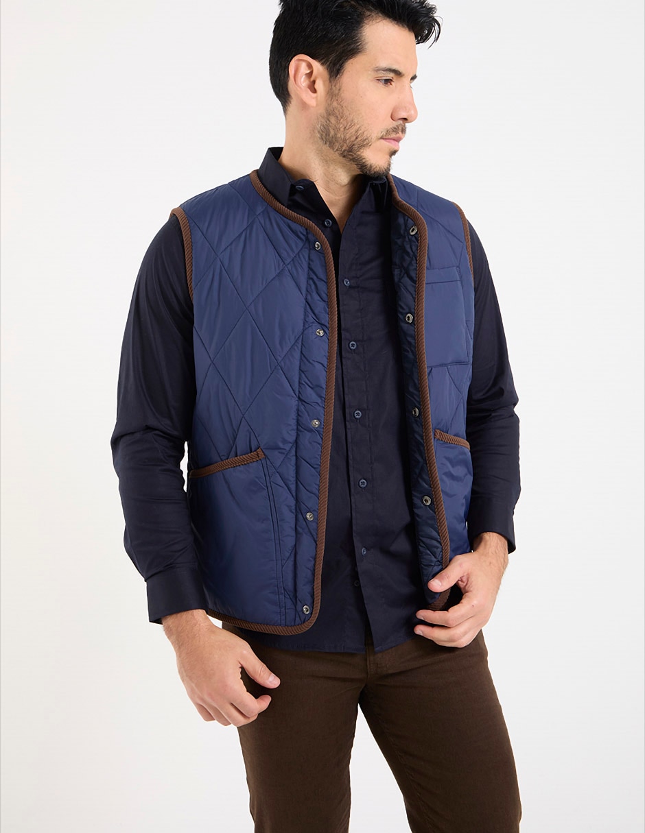 Chaleco Weekend capitonado para hombre