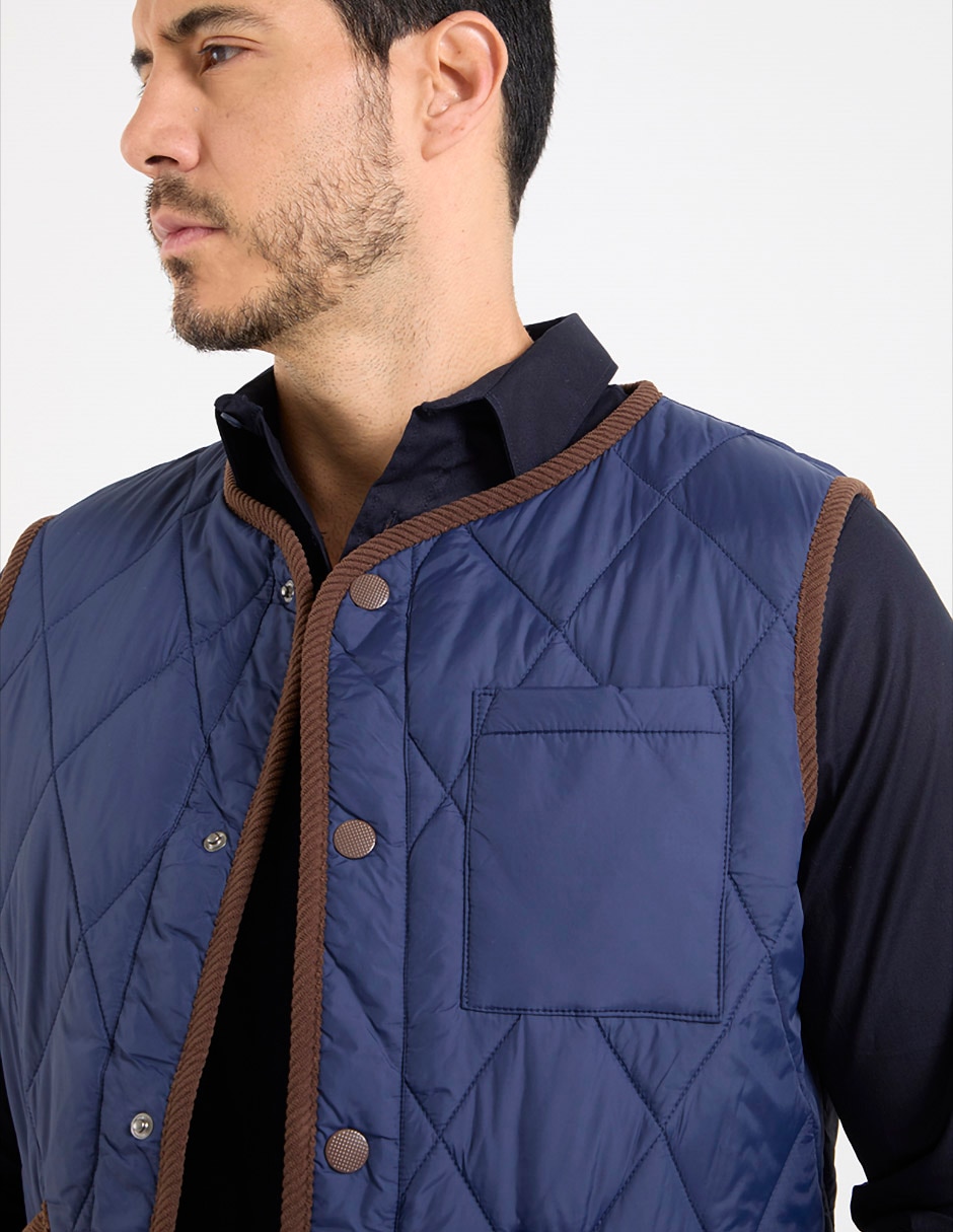 Chaleco Weekend capitonado para hombre