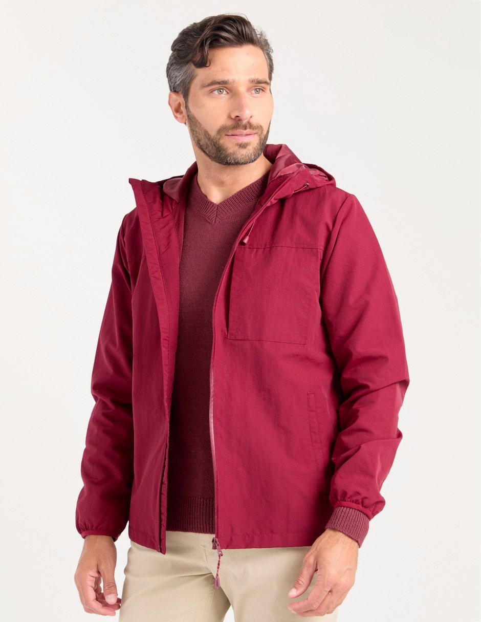 Chamarra parka con capucha para hombre Chamarra parka con capucha para hombre
