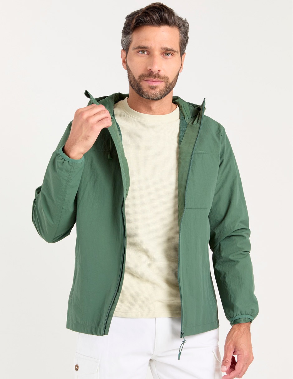 Chamarra parka con capucha para hombre Chamarra parka con capucha para hombre