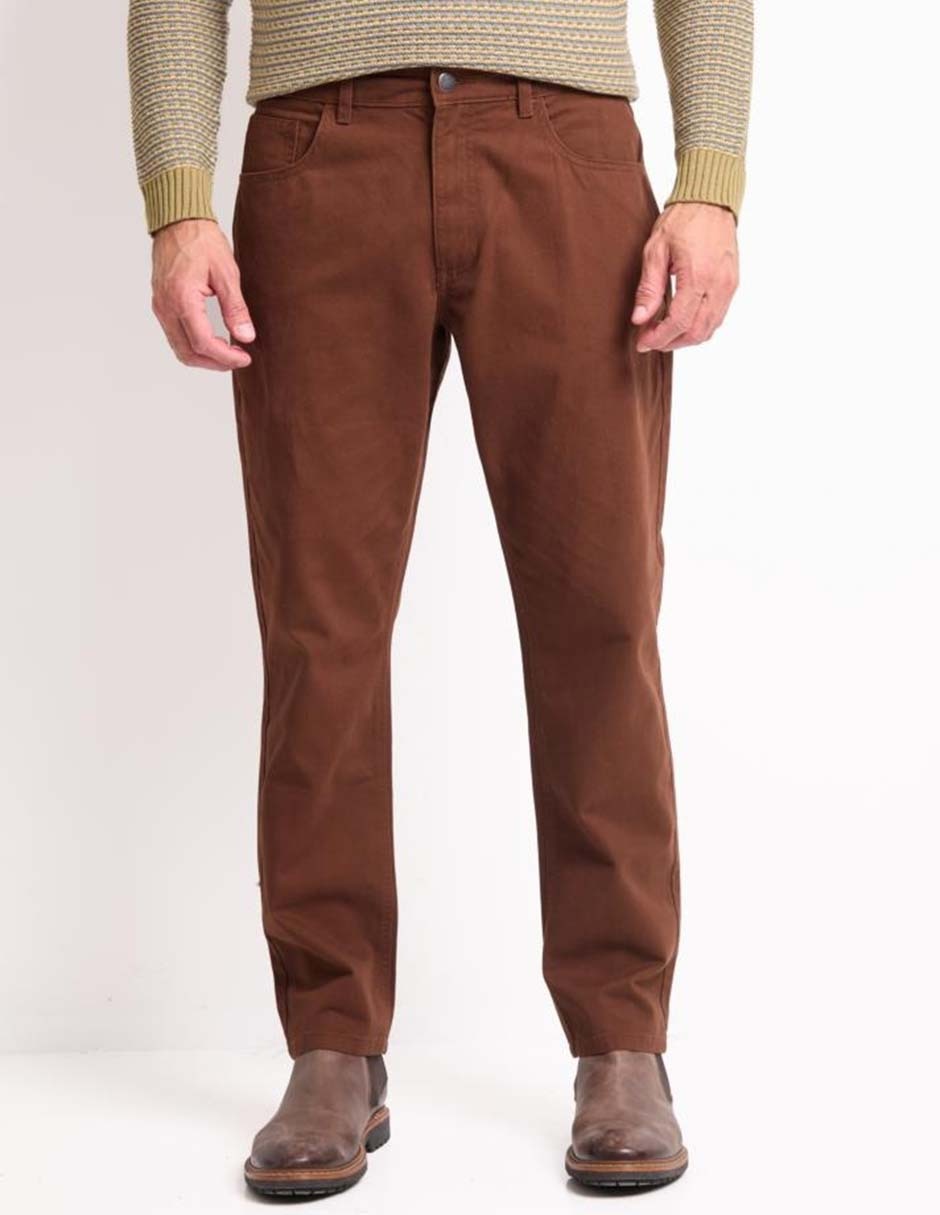 Pantalón regular de algodón para hombre Pantalón regular de algodón para hombre